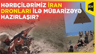 تمرین انهدام پهپاد توسط ارتش آذربایجان بر روی ماکت هایی مشابه پهپادهای ایران