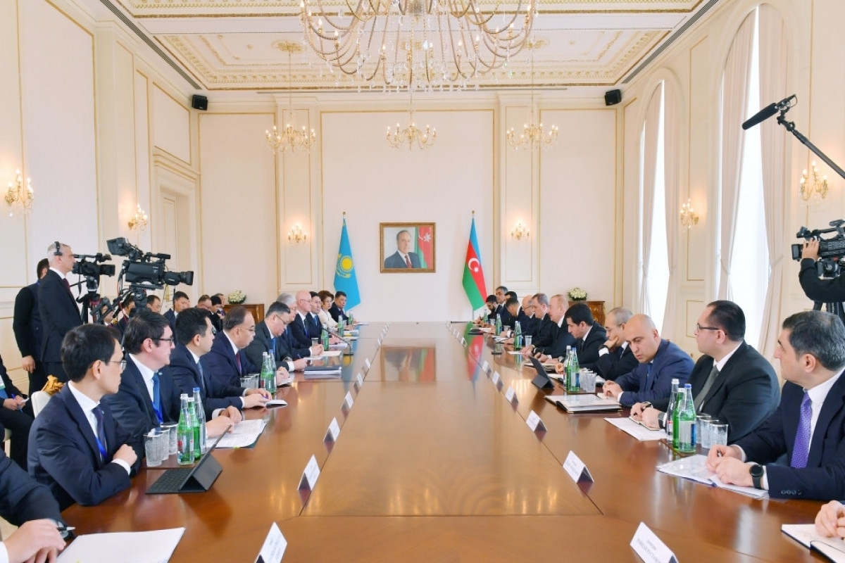The first meeting of Azerbaijan-Kazakhstan High Interstate Council has started