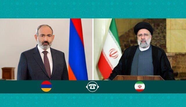 گفت‌وگوی تلفنی رئیس جمهور ایران با نخست‌وزیر ارمنستان