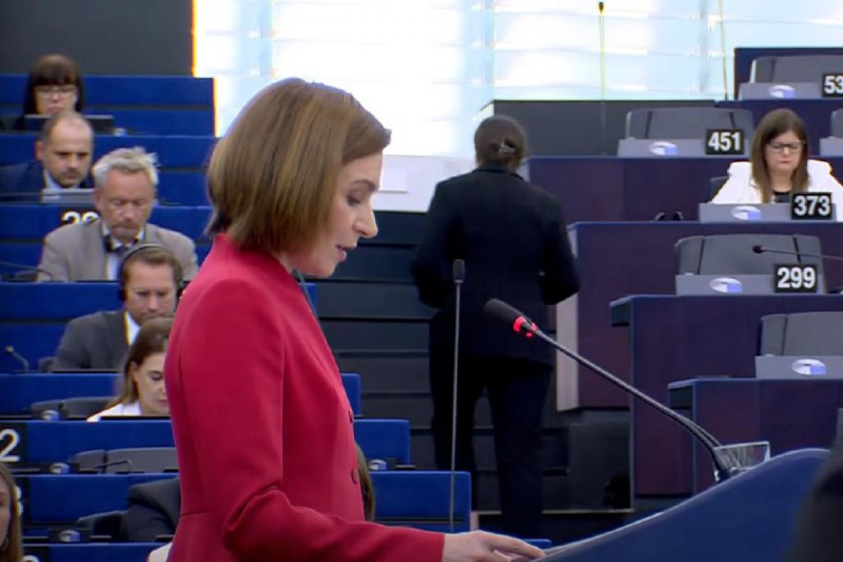 Maya Sandu: Rusiya seçkilərə təsir etmək üçün Moldova ÜDM-nin 1%-nə bərabər vəsait xərcləyib