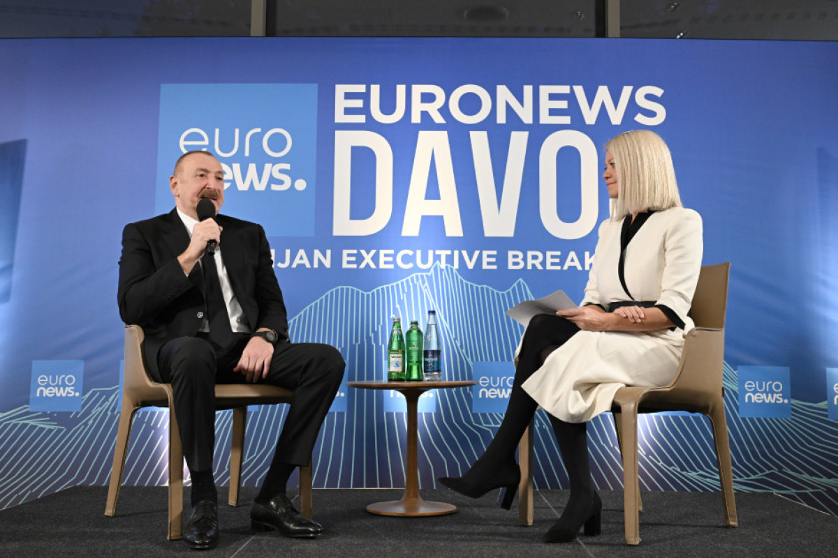 Prezident İlham Əliyev Davos Forumunda iştirak edir