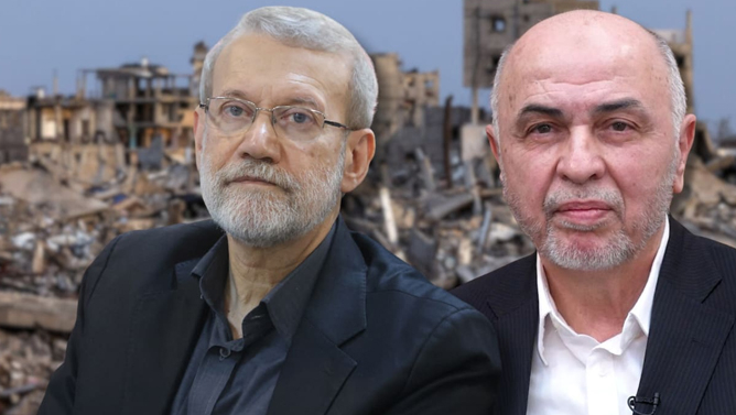 Terrorçu HƏMAS qruplaşmasının yüksək vəzifəli şəxsləri Əli Laricani ilə görüşüb