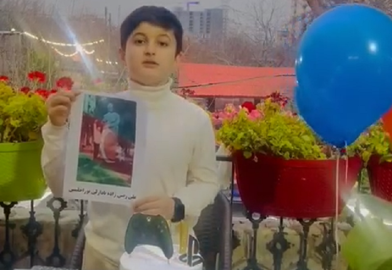 آرزوی کودک آذربایجانی در روز تولدش: آرزو دارم پدرم و دیگر زندانیان سیاسی آذربایجان آزاد شوند
