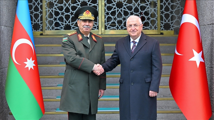 دیدار وزرای دفاع ترکیه و آذربایجان در آنکارا