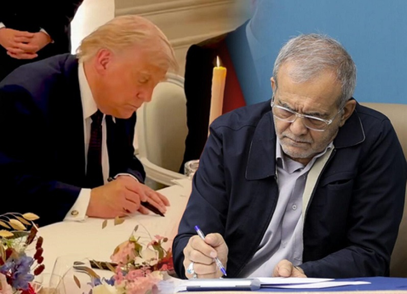 Pezeşkian və Tramp anlaşma memorandumunu imzalayıb