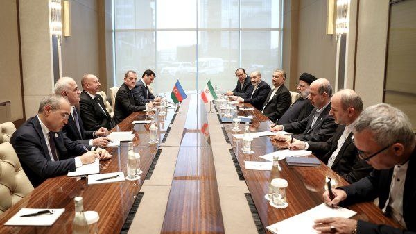 دیدار پرزیدنت علی اف و ابراهیم رئیسی