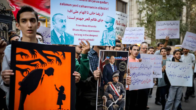 Anti-Azerbaijan Protest Held in Tehran
