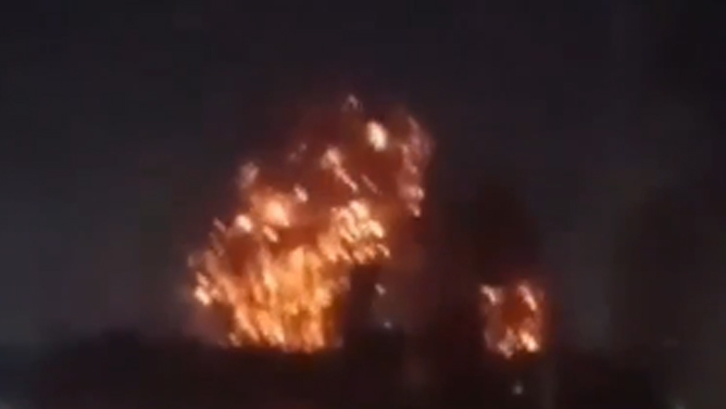 Bu gecə Tehranın səması döyüş təyyarələri ilə doludur (video)