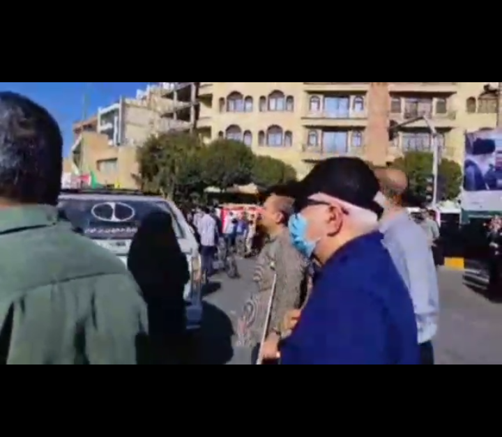 حضور مخفیانه ظریف در مراسم جنازه نیلفروشان