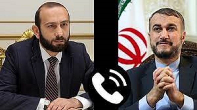 İran və Ermənistan XİN başçılarının telefon danışığı olub