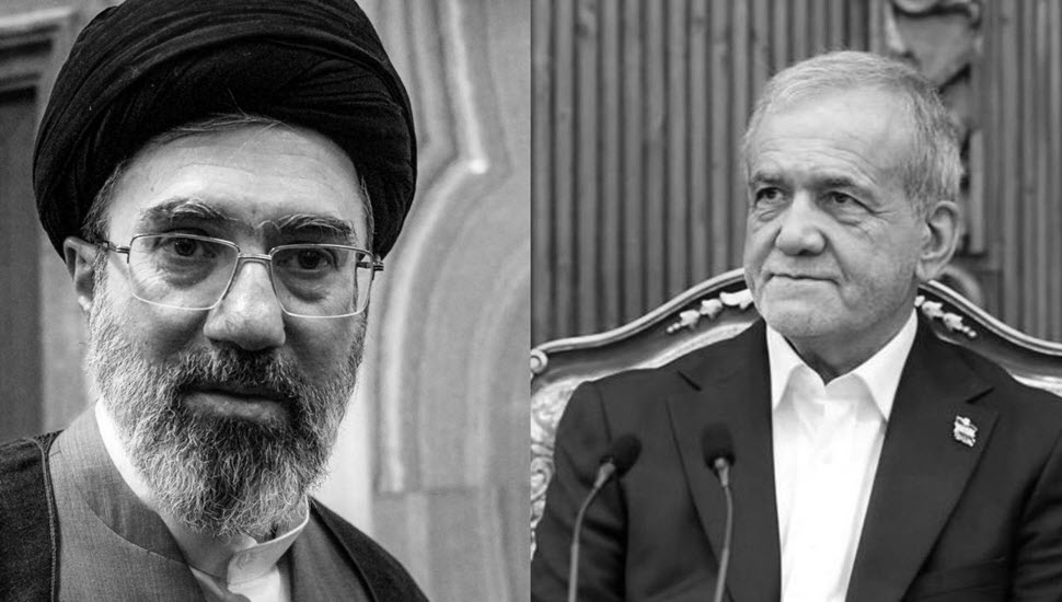 پزشکیان با مجتبی خامنه‌ای دیدار کرد