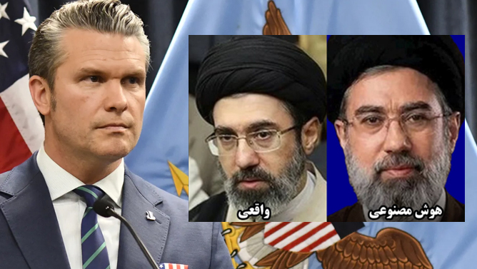 قیافه مجتبی خامنه‌ای ویران شده است