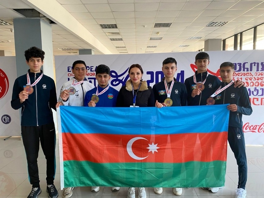 Karateçilərimiz Tbilisidə keçirilən Avropa çempionatında 8 medal qazanıblar