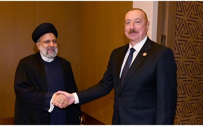 İlham Əliyev Daşkənddə İran Prezidenti ilə görüşüb