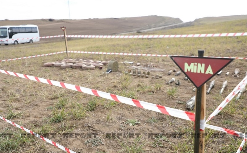 Azad edilmiş ərazilərdə ötən ay zərərsizləşdirilən minaların sayı açıqlanıb