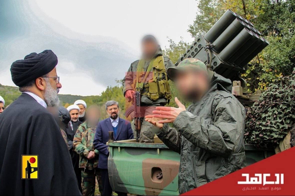 حزب الله تصاویر بازدید ابراهیم رئیسی از پایگاه نظامی این گروه را منتشر کرد