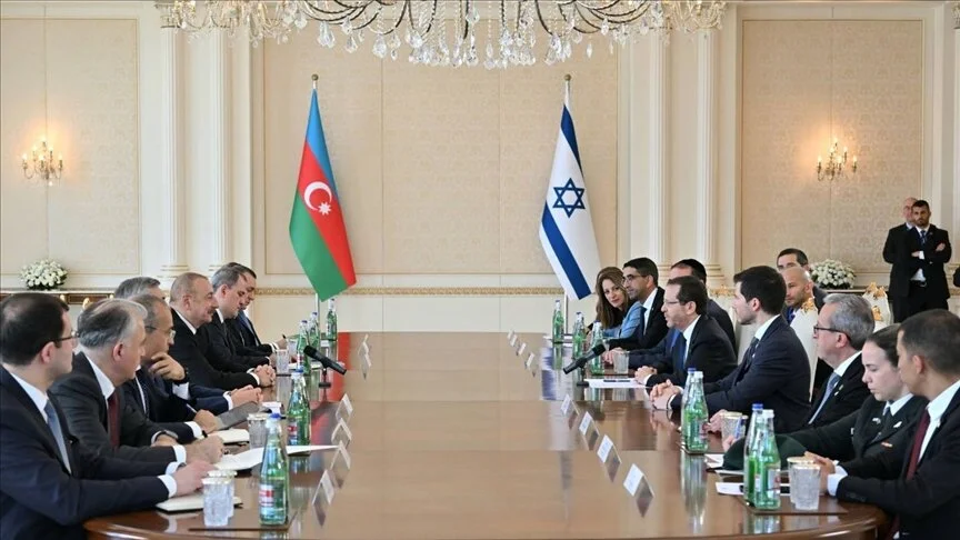 اظهارات رئیس‌جمهور آذربایجان در نشست مشترک خبری با ر ئیس جمهور اسرائیل
