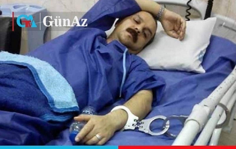 The Azerbaijani prisoner was transferred to the hospital