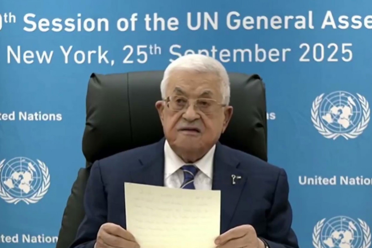 Mahmud Abbas: HAMAS-ın gələcəyi yoxdur, silahı yerə qoymalıdır