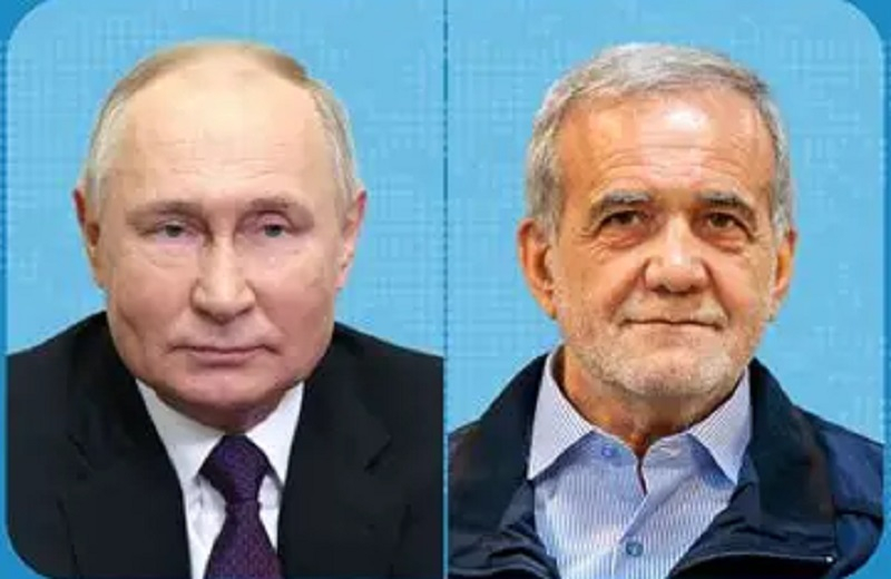 Pezeşkian Putinlə danışdı
