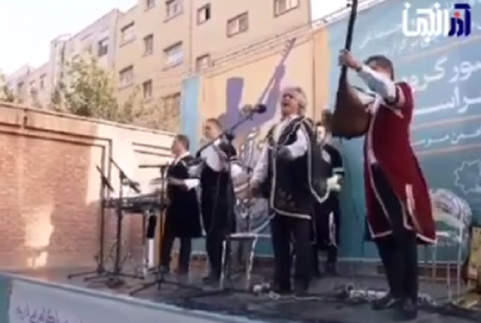 استقبال شهروندان از جشنواره هفته موسیقی آشیقی و موغامی آذربایجان در تبریز