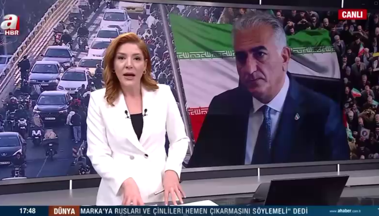 گزارش تلویزیونA haber ترکیه از کودتای رضاخان و سرنگونی امپراتوری تورک قاجار و پایه گذاری دولت پارسی