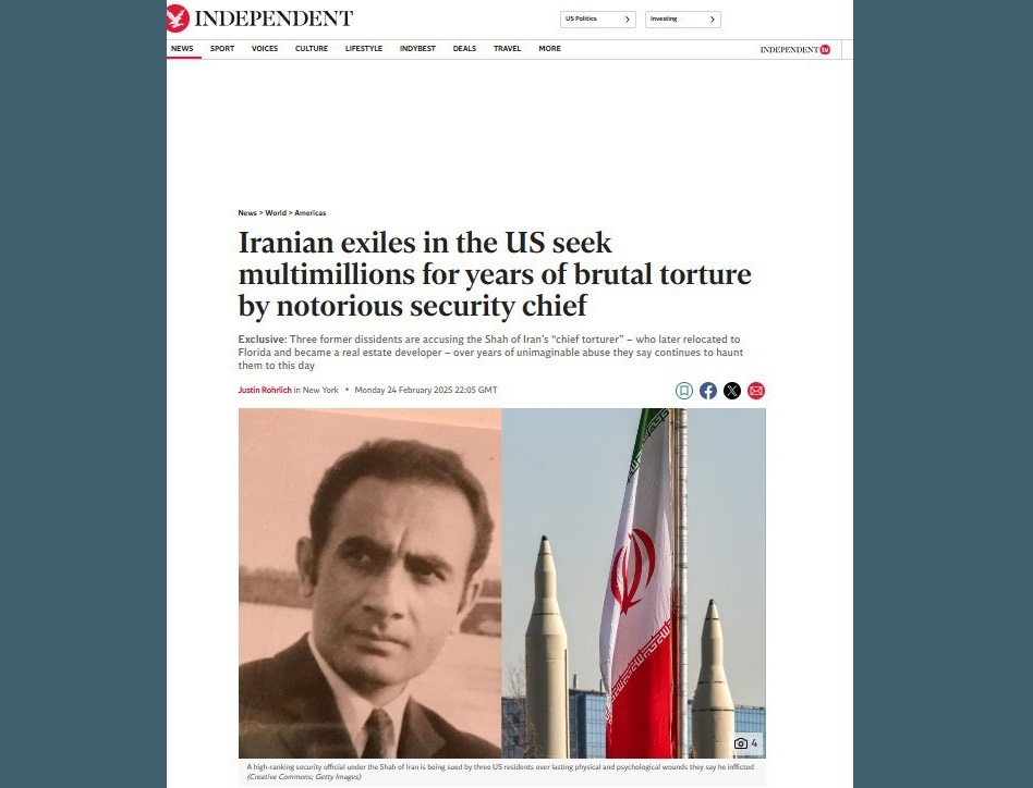 شکایت تبعیدیان ایرانی در آمریکا از «پرویز ثابتی» به اتهام شکنجه در دوران شاه