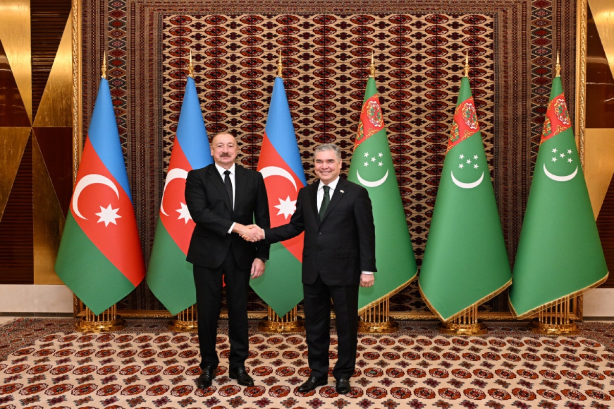 Azərbaycan Prezidenti və Qurbanqulu Berdiməhəmmədovun təkbətək görüşü olub