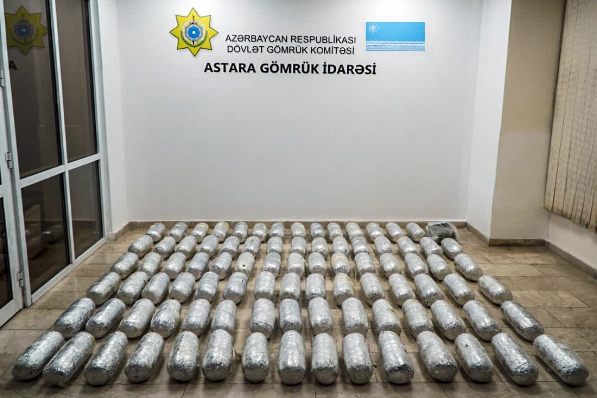 İrandan Azərbaycana külli miqdarda narkotik vasitənin keçirilməsinin qarşısı alınıb