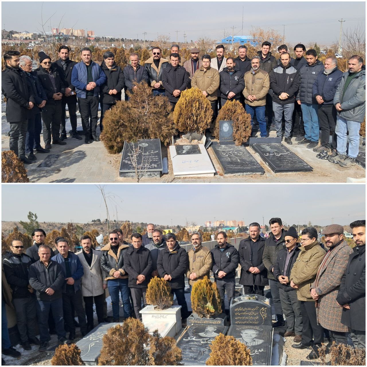 حضور فعالین آذربایجانی بر سر مزار «عزیز پورولی» و شهید «آیلار حقی»