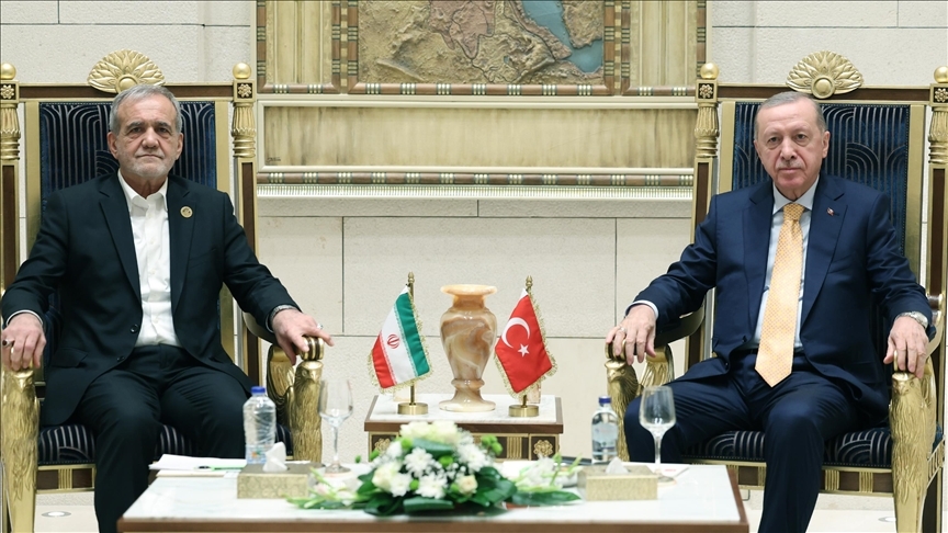 دیدار اردوغان و پزشکیان در قاهره
