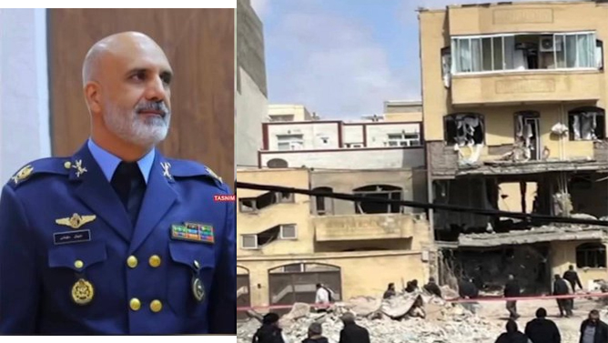 فرمانده نیروی هوایی ارتش تبریز در خانه‌اش بمباران شد