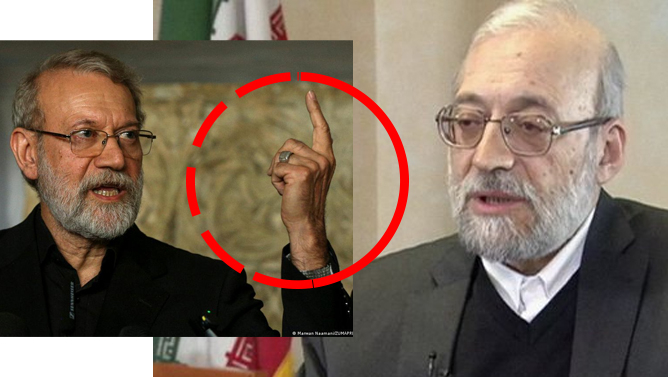 از علی لاریجانی فقط یک دست خاک کردند