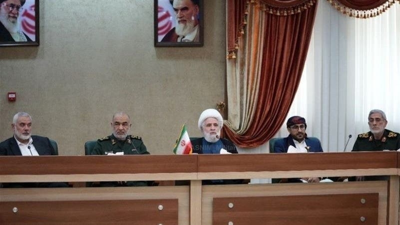 جلسه نمایندگان گروه‌‌های تروریستی منطقه در تهران