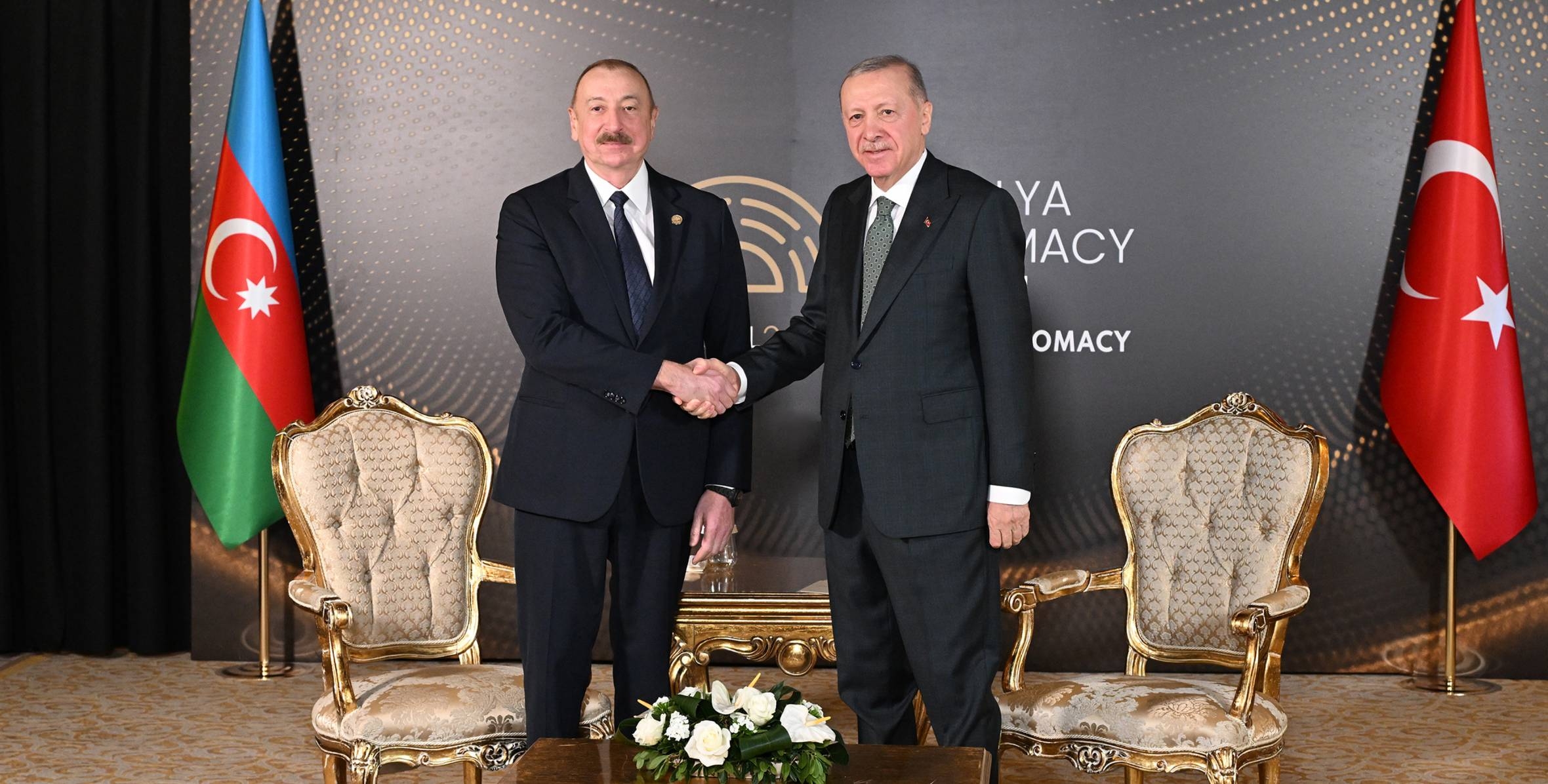 İlham Əliyev Rəcəb Tayyib Ərdoğan ilə görüşdü