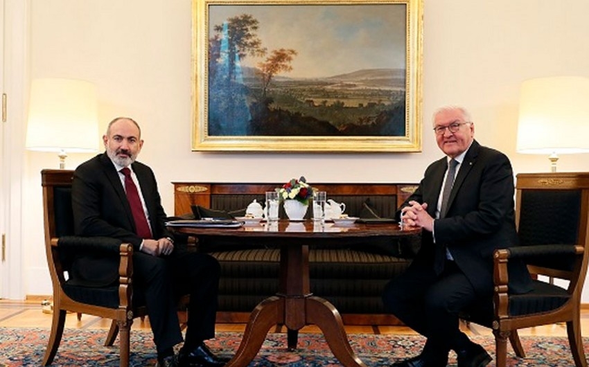 Nikol Paşinyan və Frank-Valter Ştaynmayer Azərbaycanla Ermənistan arasında sülh prosesini müzakirə ediblər