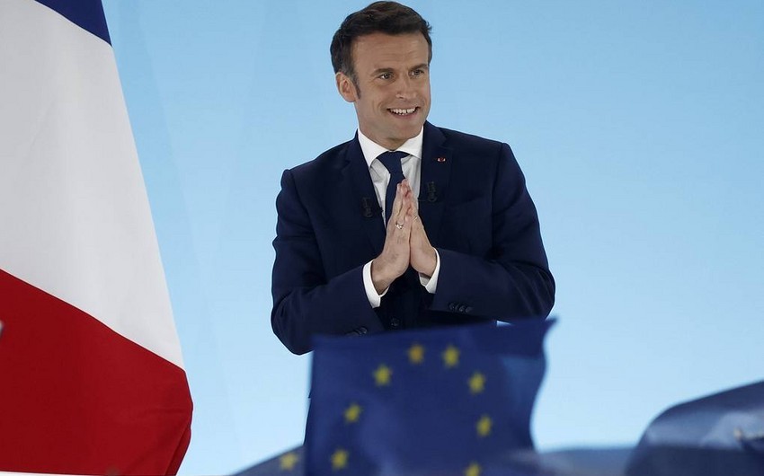 Fransada seçici səslərinin 90 faizi hesablanıb: Makron liderliyini qoruyur