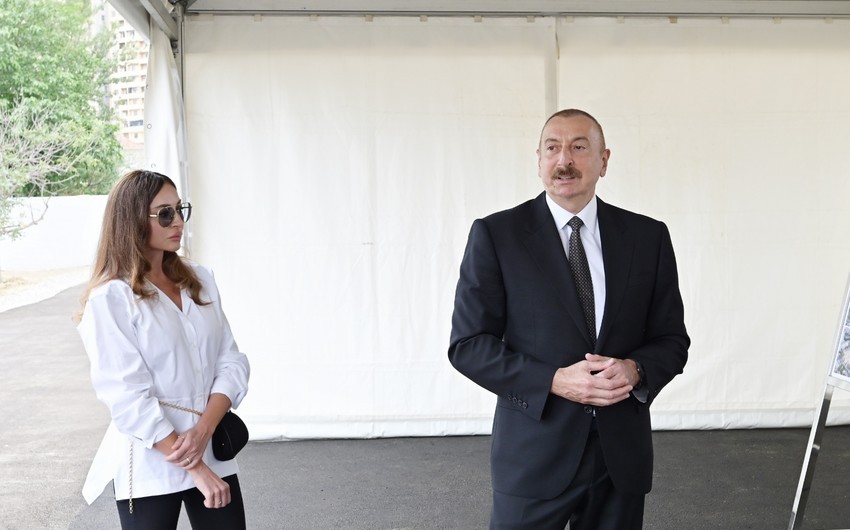 Prezident İlham Əliyev və Mehriban Əliyeva Cəbrayılla Qubadlıya səfər edib