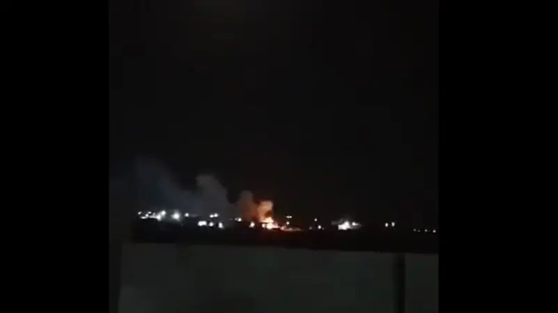 Suriya sərhədi yaxınlığında İranın silah anbarında partlayış baş verib