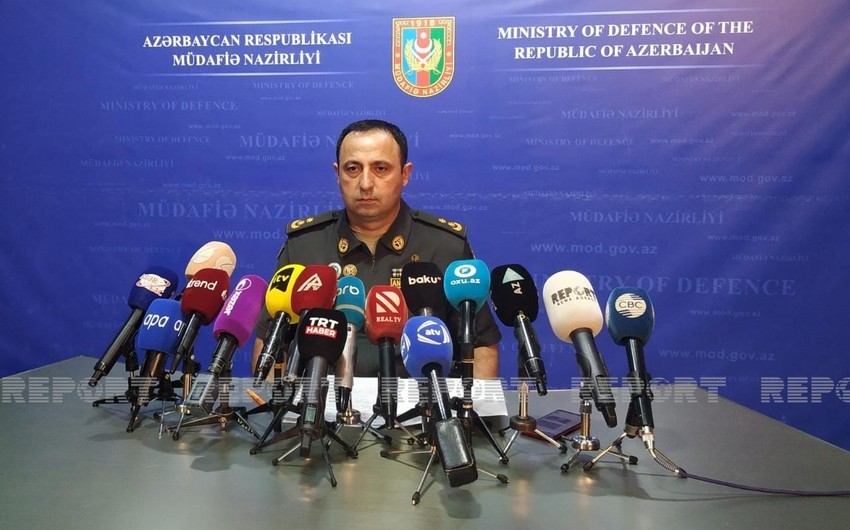 Azərbaycan Müdafiə Nazirliyi brifinq keçirib