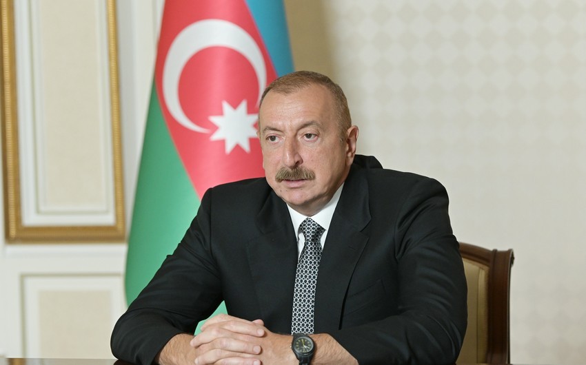 Azərbaycan Prezidenti: "Şəhidlərimizin qanı yerdə qalmadı"