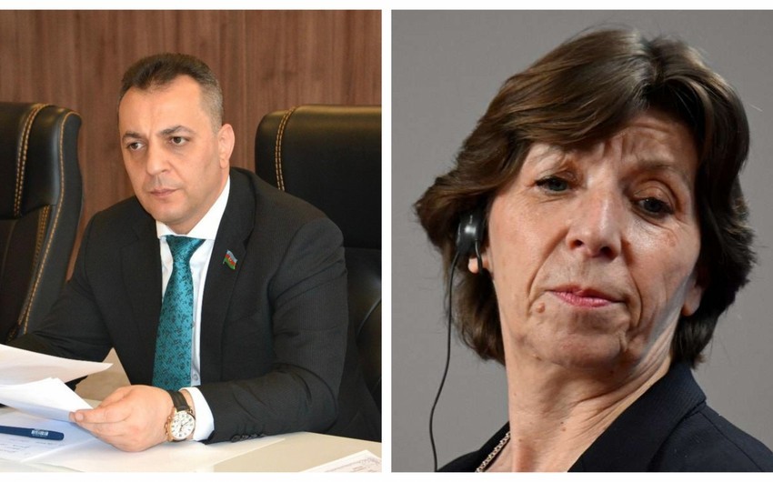 Azərbaycanlı deputat Fransa XİN başçısına çağırış edib: "Gələcəyin varsa, görəcəyin də var”
